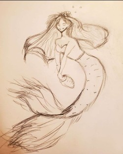 A drawing of a mermaid I created.